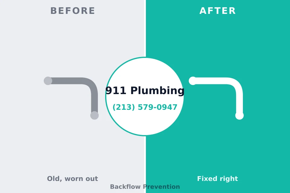Before and after: plumbing repair Ellaville, GA